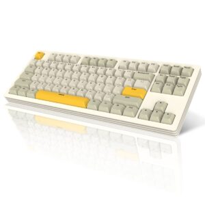 ajazz akc087 tkl layout tri mode mechanical keyboard black