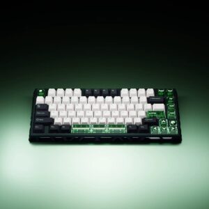gateron × sikakeyb fort75 he pink mechanical keyboard